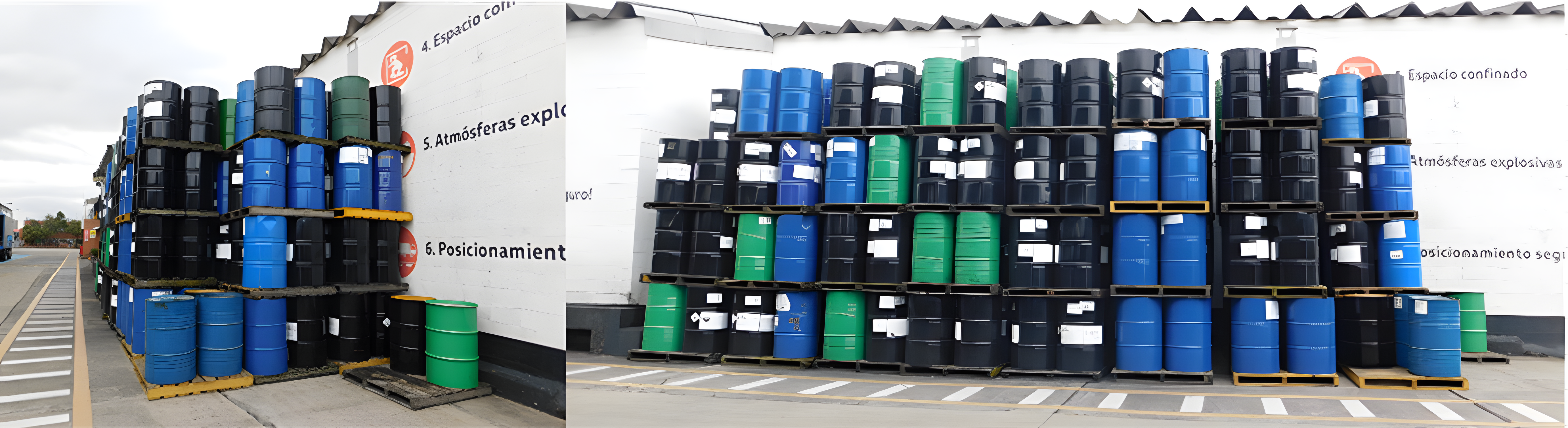 ambores metálicos cantidad aprox. 670 und